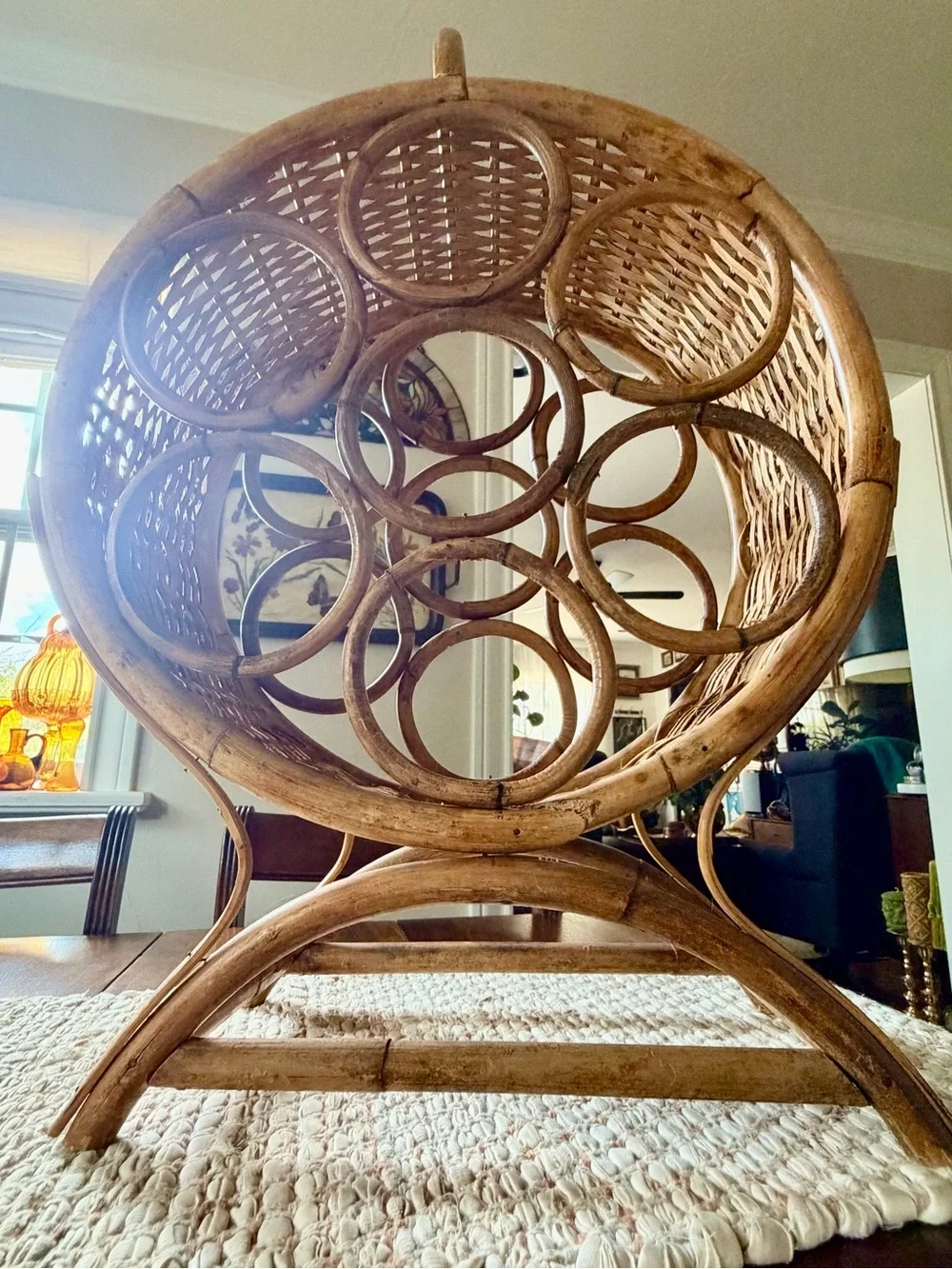 Vintage handcrafted round